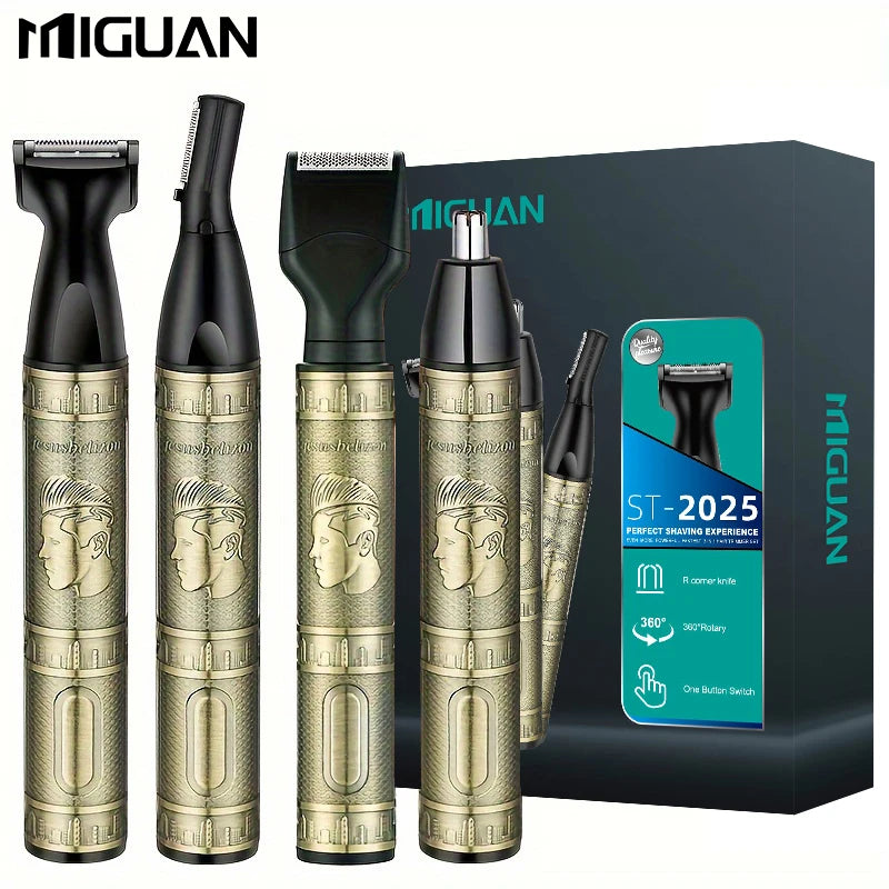 Afeitador Recortador eléctrico&nbsp;4 en 1 ST-2025 para hombre y mujer. Ideal para recortar nariz, cejas, barba y patillas de forma rápida y sin dolor