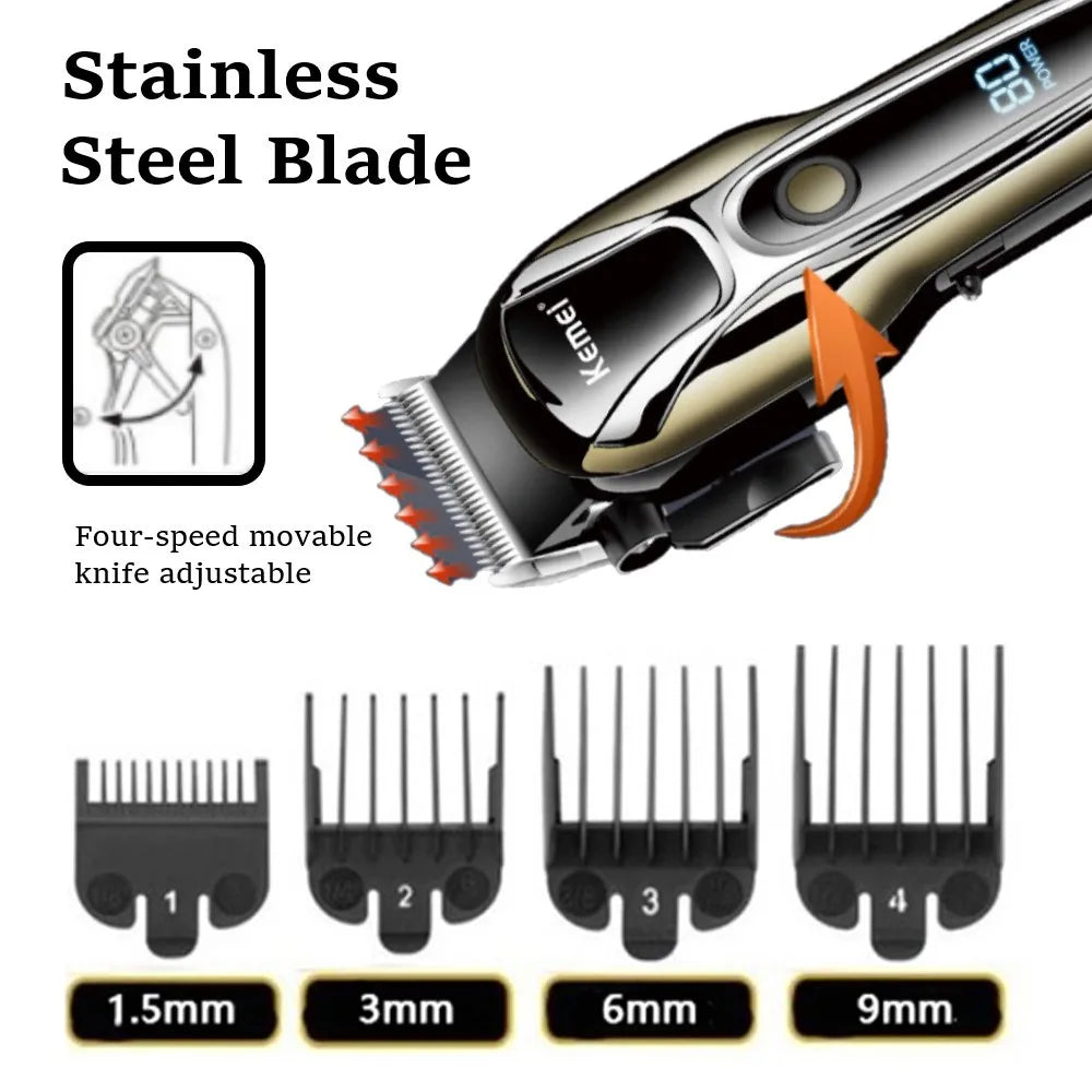 AFEITA Y CORTA PELO diseñada para quienes buscan precisión y durabilidad en el corte de cabello y barba.