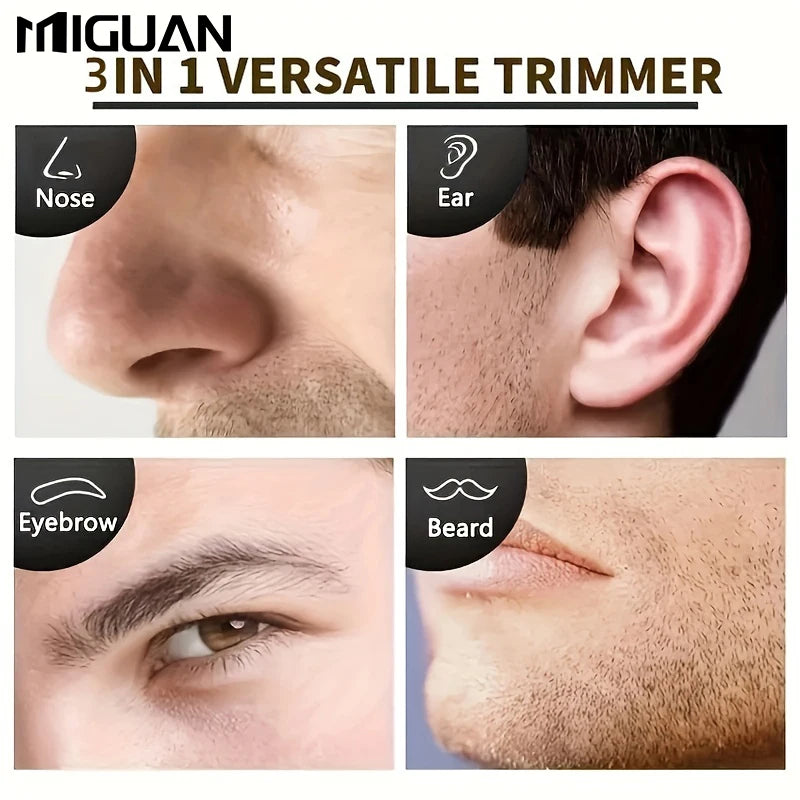 Afeitador Recortador eléctrico&nbsp;4 en 1 ST-2025 para hombre y mujer. Ideal para recortar nariz, cejas, barba y patillas de forma rápida y sin dolor